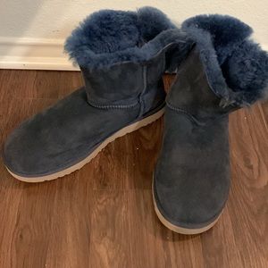 Blue Uggs with Bow